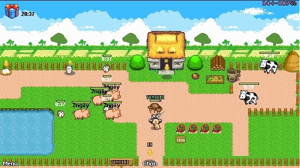 khu nông trại Đảo Thiên Đường